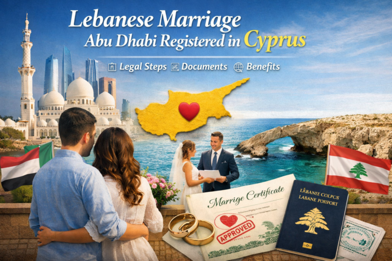 Lebanese Marriage Abu Dhabi Registered in Cyprus: The Ultimate Comprehensive Guide